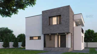 Proiect casa parter + etaj (119 mp) - Cubiqa Proiect casa parter + etaj (119 mp) - Cubiqa